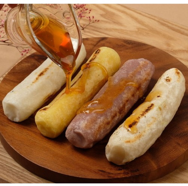 구워먹는 진심 가래떡 소포장 아침대용, 8개, 70g, 혼합 가래떡