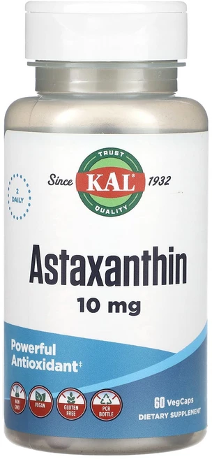 KAL 아스타잔틴 5mg VegCap 60정, 1개 - 쿠팡