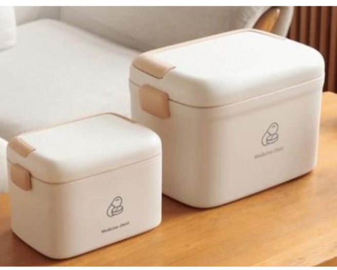 맘스아미 모던 북유럽 구급상자 약보관함 약정리함 약통정리함 플라스틱보관함, 1개