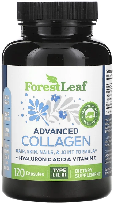 Forest Leaf 어드밴스드 콜라겐 캡슐 120정, 1개 - 쿠팡