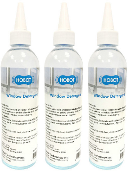 HOBOT 擦玻璃機器人專用清潔劑 220ml, 3個, HOBOT清潔劑