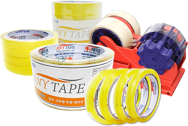 투명 OPP 사무용 문구테이프 물레방아테이프 다용도 리필 테이프, 폭12mm_길이25m_192롤, 1개