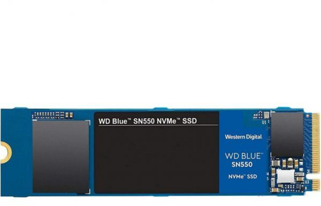 웨스턴 디지털 1TB WD 블루 SN550 NVMe 내장 SSD - 3세대 x4 PCIe 8Gb/s M.2 2280 3D NAND 최대 2 400MB/s WDS100T2B
