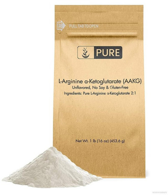 [정품보장]퓨어오가닉 L아르기닌 AAKG 453.6g Pure Organic Ingredients 1팩, 1개