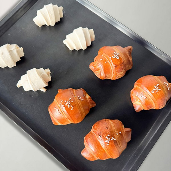 (아이스박스 무료) 냉동 생지 AOP 소금빵 1봉 / 시오빵 카페 디저트 홈베이킹, 25개, 70g