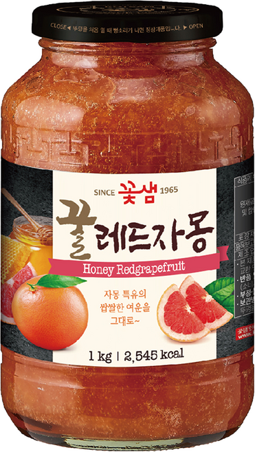 꽃샘-꿀레드자몽1kg x4, 1kg, 4개