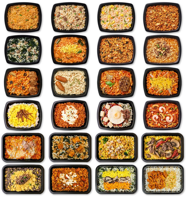 굿스푼 로칼 다이어트도시락 24종 한달식단 즉석 곤약밥 반찬 컵밥 냉동 배달, 24개