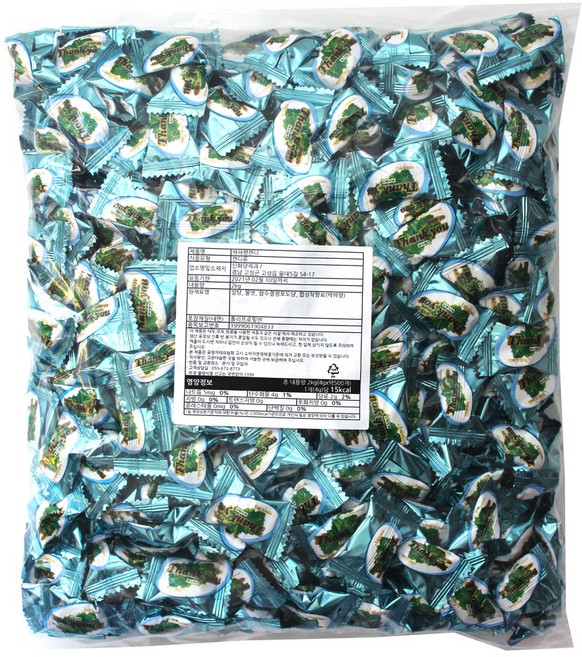 신화당제과 박하향 캔디, 2kg, 6개