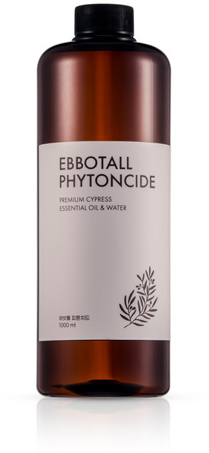 에밧톨 천연 피톤치드 원액 편백스프레이 100% 에센셜오일, 1개, 1L