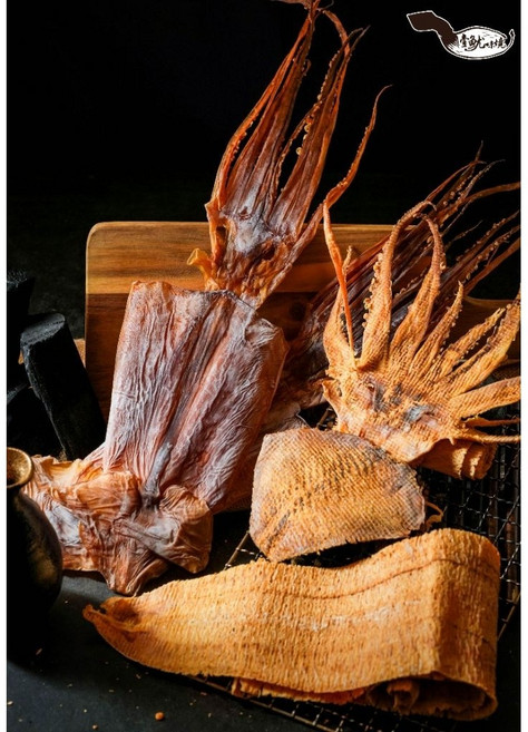 壹魷味境 碳烤魷魚(有輾壓) 薄脆香Q 獨立包裝, 1個, 60g