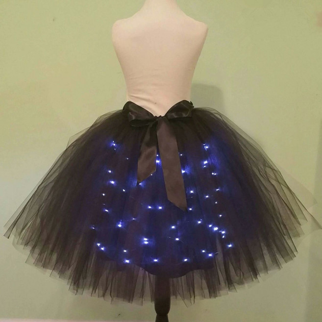 LED 발광 발레복 스커트 LED스커트 파티의상 무대의상