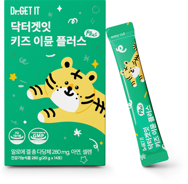 닥터겟잇 키즈 이뮨 플러스 14포, 4박스, 280g