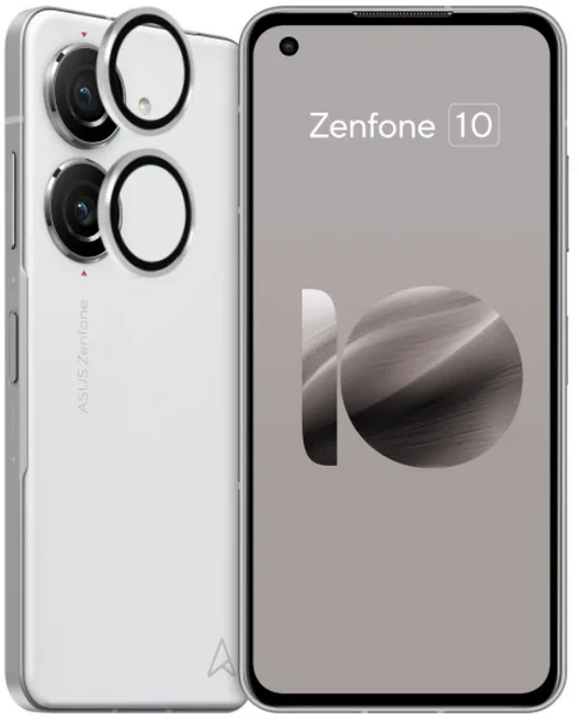 호환 Zenfone 10 금속 링 강화 유리 카메라 렌즈 보호 케이스 뒷면 커버 렌즈 캡 ASUS Zenfone 9 10, 02 For Zenfone 10, 03 Silver-CD