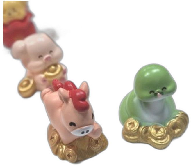 엽전십이지신동물소품 풍수 인테리어 띠 선물, 쥐