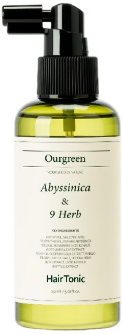 아워그린 아비시니카 나인허브 탈모 헤어 토닉, 1개, 150ml