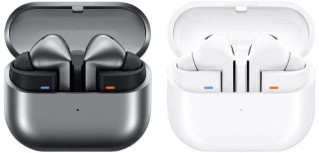 아트박스/삼성전자 갤럭시버즈3프로 블루투스 이어폰(투명케이스), 실버