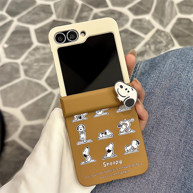 아펙시움 갤럭시 z플립7 z플립5 z플립6 힌지보호 맥세이프 낙상 방지 핸드폰케이스 곰 개