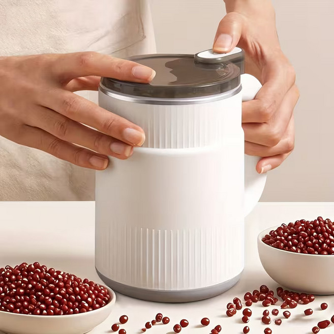 프리라이프 가정용 다기능 연마기 곡물 분쇄기 분말 믹서기 500ML 예비 칼날*2, 하얀색