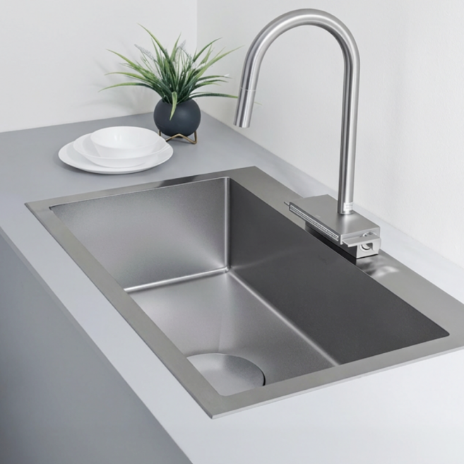 제이에스씨 BINO 엠보코팅 나노코팅 사각싱크볼 사각씽크볼 싱크대 교체, 1개