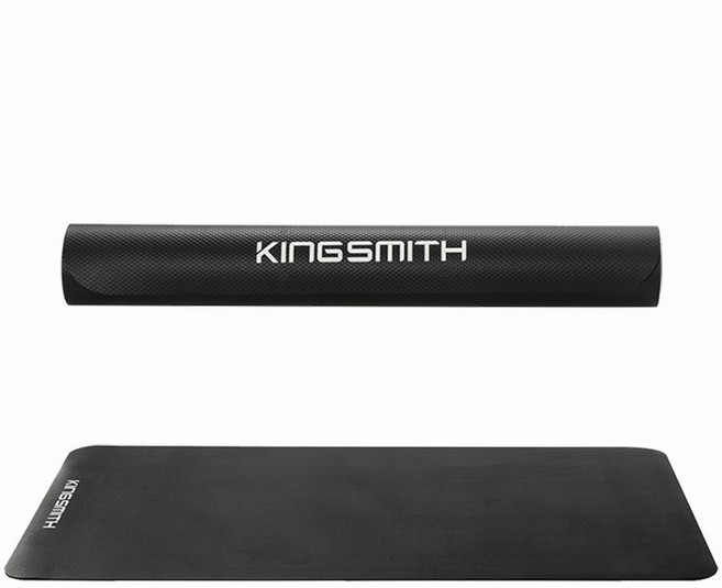 킹스미스 워킹패드 런닝머신 전용매트 소음방지 충격완화 요가 운동기구 전용 바닥매트 2N, 블랙, 1개, 워킹패드 전용매트