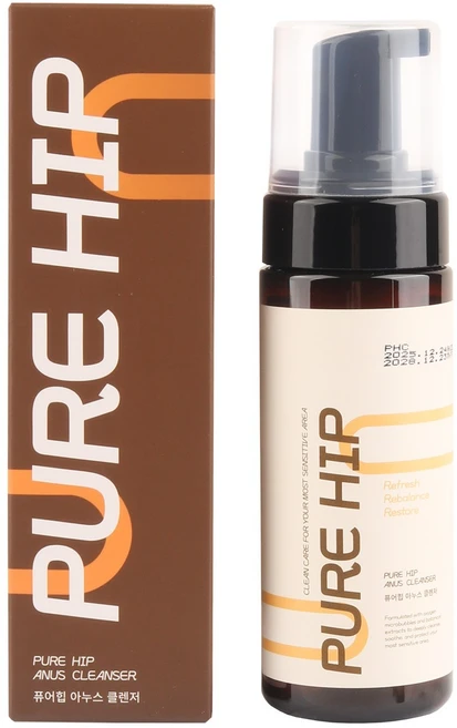 [데일리 클린] 퓨어힙 항문세정제 항문전용 워셔, 1개, 150ml - 쿠팡