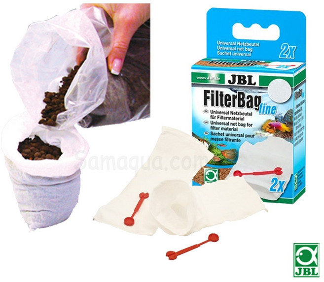 샘아쿠아 JBL 필터백 고급 미세 여과재망 2개입, 1개