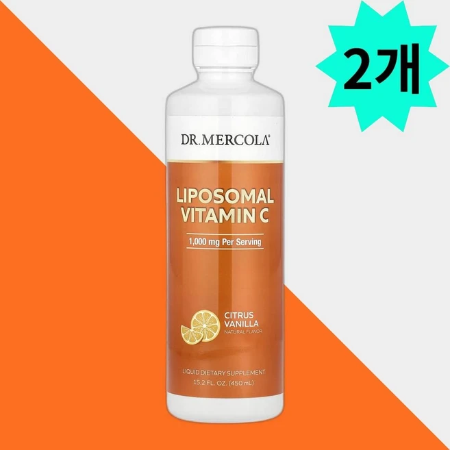 닥터머콜라 비타민C 리포좀 리포조말 액상 바닐라 450ml VitaminC 2개 - 쿠팡