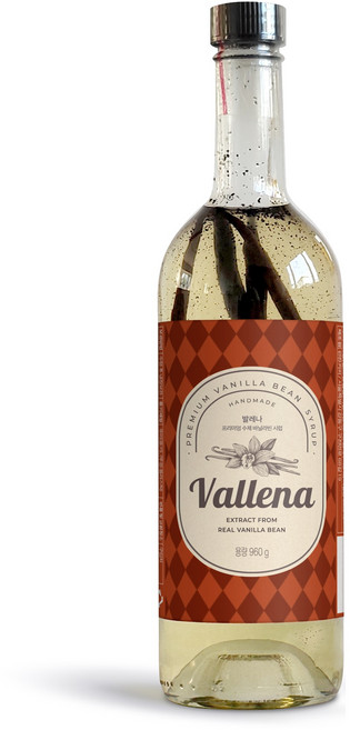 발레나 바닐라빈 시럽 960g, 1개