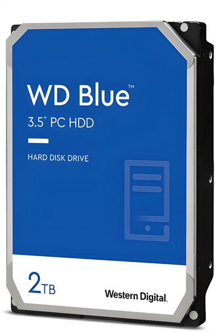 WD Blue HDD SATA3 하드디스크, 2TB, WD20EZBX