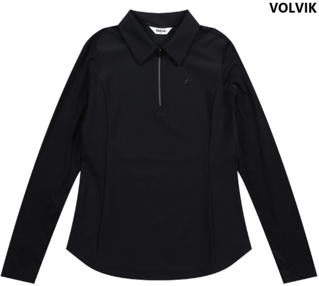 볼빅 여성 골프 냉감소매 트리코트 제에리 티셔츠 VLTSO302_BK (블랙)