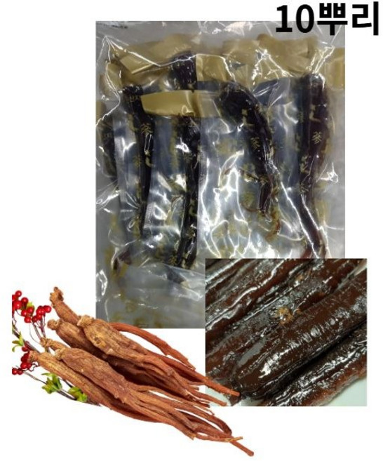 홍삼정과 200g 벌크포장 실속형 10뿌리내외, 1개