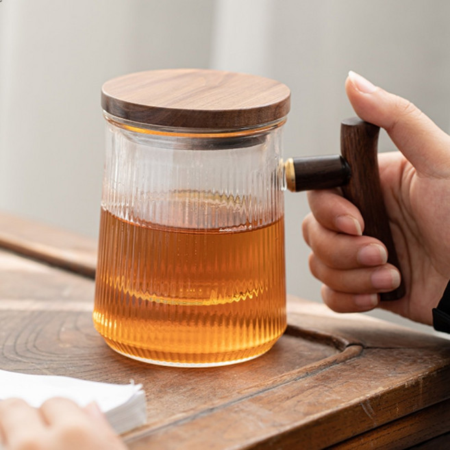 차그루 호두나무 티메이커 티포트 티팟, 03.앤틱티메이커(클리어), 1개