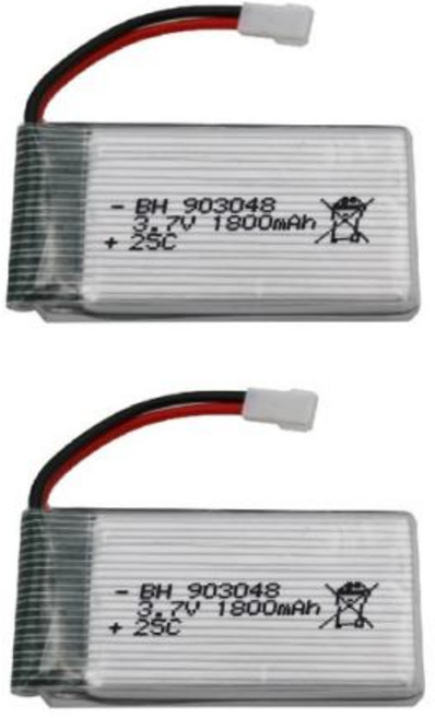 KY601S RC 쿼드콥터용 리포 배터리 장난감 액세서리 예비 부품 3.7V 1800 mAh 3.7V 1800 mAh 903048 리포 배터리, 2) 2pcs