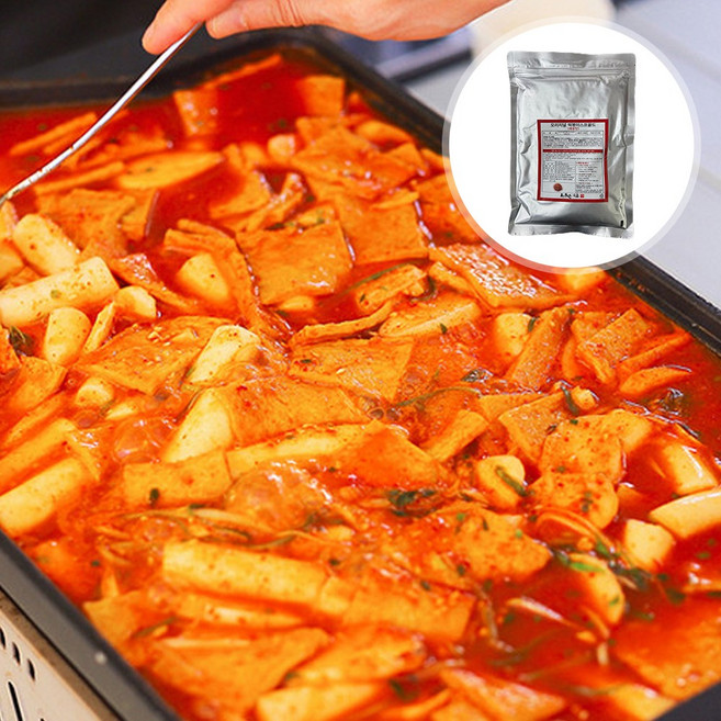 진수미 국물 떡볶이 소스 분말 가루 양념 스프 가정용 업소용 순한맛 500g 1개