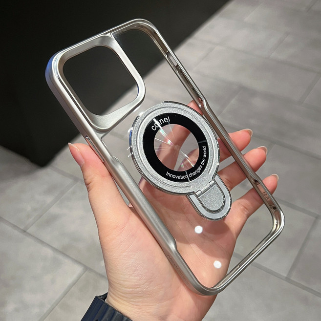 iPhone 四角防摔磁吸支架手機殼