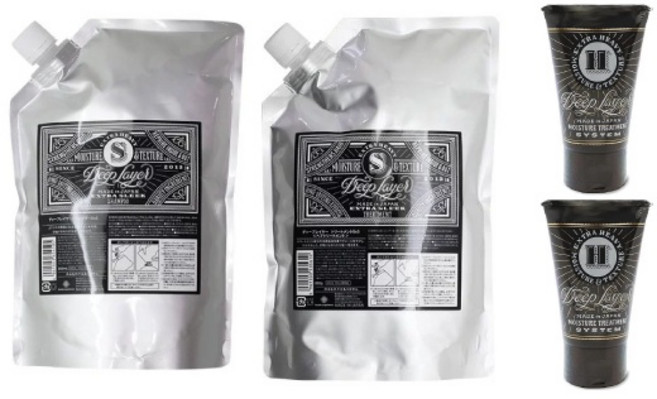 몰토베네 딥레이어 ExS 샴푸 트리트먼트 홈케어 세트(리필용), 1세트