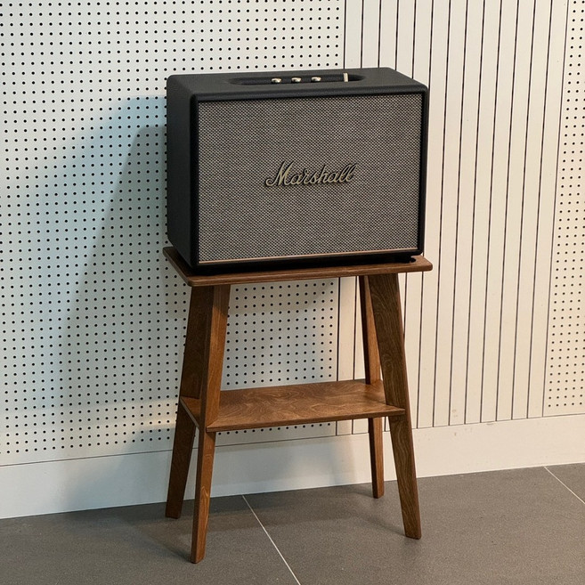 양장박웍스 마샬 스피커 스탠드 워번 3 2 1 우드 받침대 고급 거치대, 스탠모어, 월넛