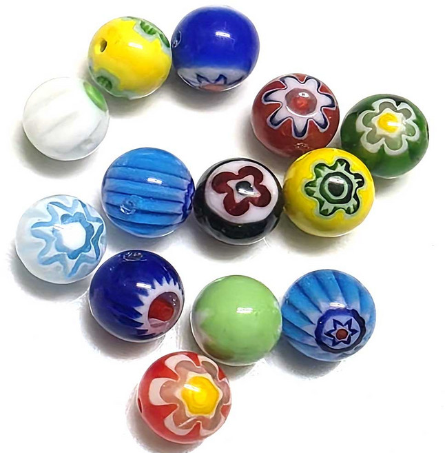 ALL 비즈구슬 베네치아 비즈 한팩 모양선택, 베네치아볼 10mm(15알), 1개