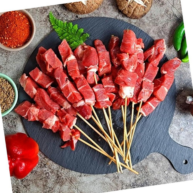 호주산 어린양 양꼬치 큰꼬치 500G 양고기, 1개