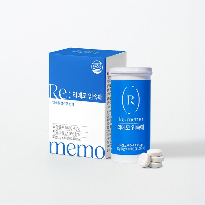 코랩 리메모 입속애 구강유산균 청포도맛, 1개, 30정