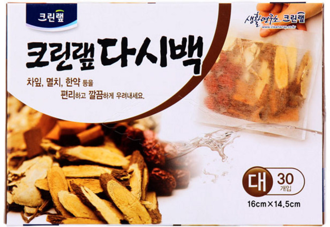 크린다시백(대:16x14.5x30매), 대(L), 1개