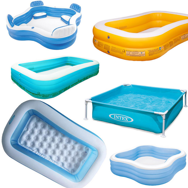 인텍스 야외 베란다 물놀이 어린이 가정용 에어 간이 풀장 수영장, 56475, 1개