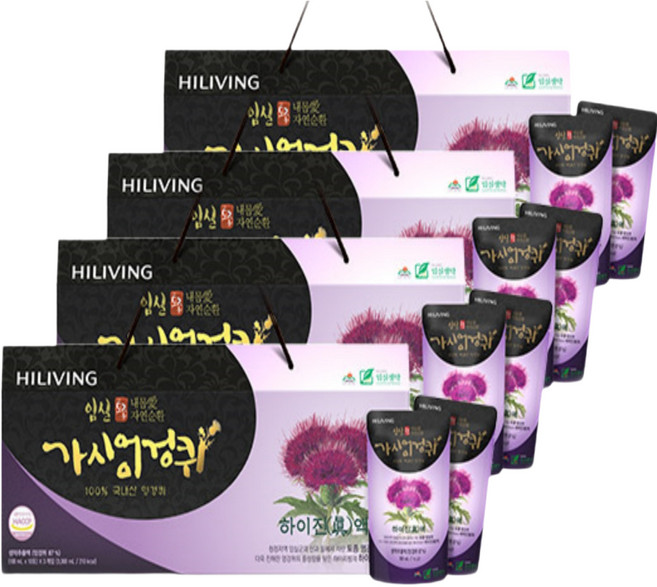 [리빙웰] 하이리빙 임실 가시엉겅퀴 하이진액, 120개, 100ml