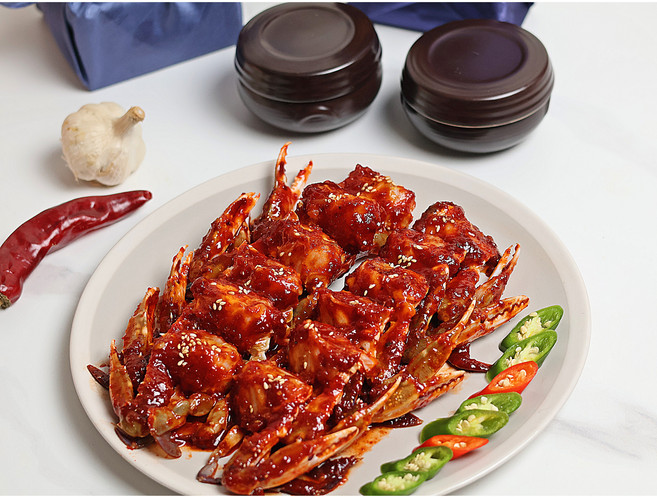 꽉찬알베기 여수양념게장 매콤달콤 맛있는 특별비법소스, 1개, 1kg