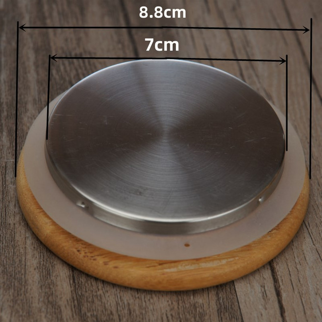 스테인레스 스틸 대나무 뚜껑 차 주전자 유리 물병 뜨거운 컵 다도 액세서리 상쾌한 스타일