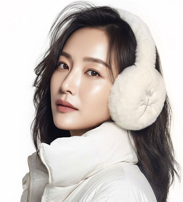 까스텔바작 끌레르 여성 퍼 방한 귀마개 BWDMGN-702 - JIN, 1개, 화이트