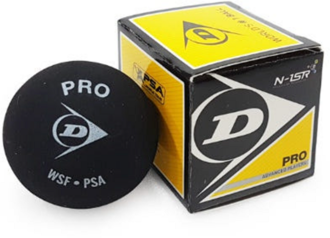 던롭 공식시합구 1개입 스쿼시볼 스쿼시라켓 공인구, 검정, 3개