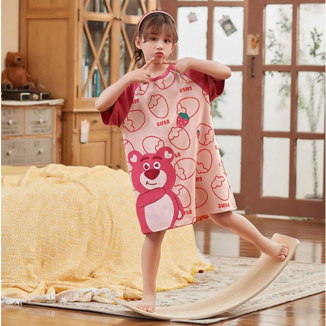 홈블리아 여름 여아 원피스잠옷 홈웨어 [5-096]