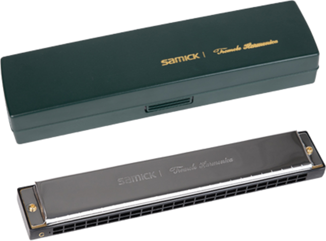 에코에듀 어린이 하모니카 24홀 실버 삼익악기 정품 교육용, 2개, 1개