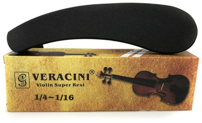 고급 교재용 접이식 바이올린 어깨받침, 1/4-1/16, 1개